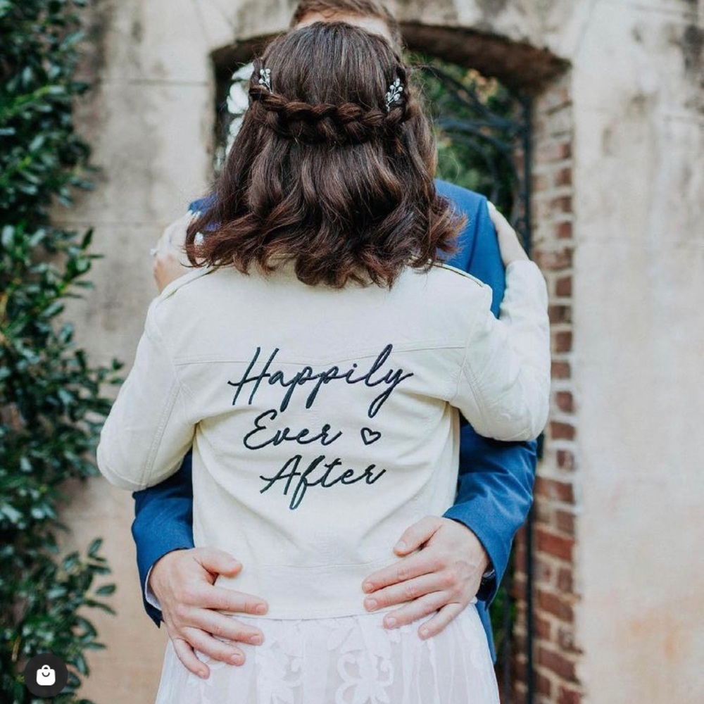 Happily Ever After Vegan Leather Moto Jacket